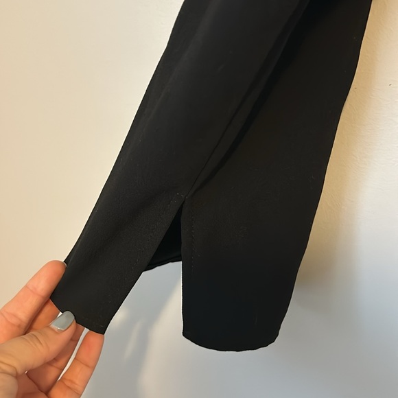 NWT ZARA PLEATED CROP TOP, Black, Size XXL - Picture 13 of 16